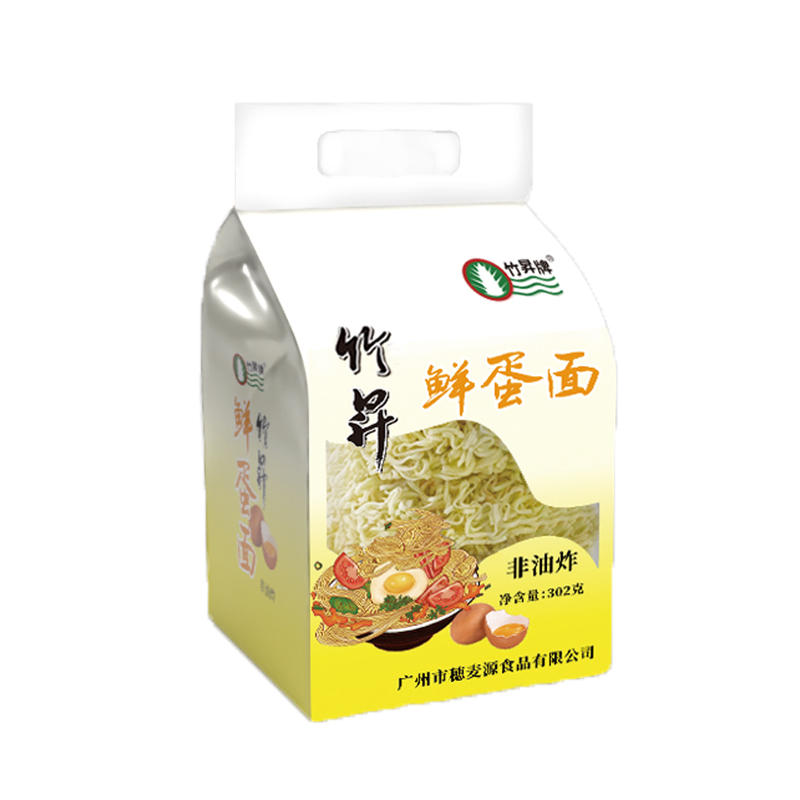 竹昇牌 鮮蛋面 302g